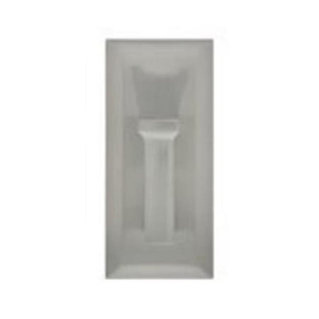 

Hillman Fasteners 230041 15 lbs Satin Nickel Rectangle Hook Small