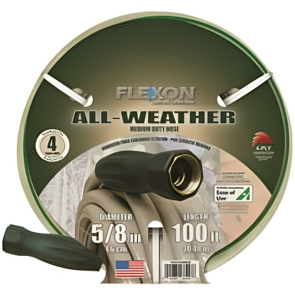 Flexon FAW58100 All Weather Medium Duty 5/8 100 Foot Hose