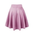 thumbnail image 2 of Made by Johnny Women's Basic Versatile Stretchy Flared Casual Midi Skater Skirt XXXL LILAC, 2 of 6