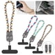 thumbnail image 2 of 240w Usb C 2 In 1 Fast Charging Data Cable Cell Phone Lanyard Built in Charging Cable Smartphones Accessories, 2 of 5