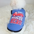 thumbnail image 2 of CSChome Gilet pour Animaux à Deux Pieds, Imprimé Lettre, Lavable, Durable, Design Mignon, 2 of 7