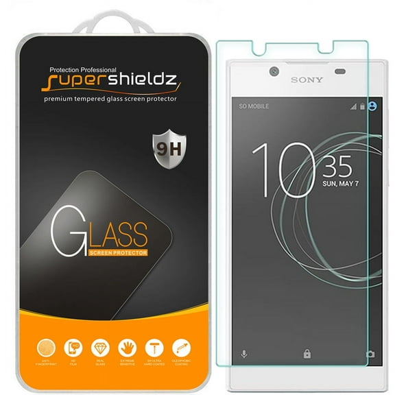 [1-Pack] Supershieldz for Sony Xperia L1 Tempered Glass Screen Protector, Anti-Scratch, Anti-Fingerprint, Bubble Free