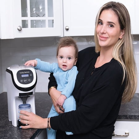 Baby Brezza Formula Pro Mini Baby Formula Mixer Machine Fits Small Spaces and is Portable for Travel Bottle Makers Makes The Perfect Bottle for Your Infant On The Go, White