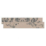 Wedding Star 1085-80-c44 Antique Chic Small Paper Scroll Shapes Charcoal - Pack of 20