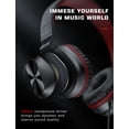 thumbnail image 4 of On-Ear Headphones with Microphone, Folding Kids Headphones for School, Portable Wired Headphones for Children/Teens/Boys/Girls/Smartphones/School/Airplane Travel/Plane/Tablet, 4 of 7