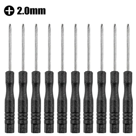 

10Pcs 3.22Inch Small Mini Screwdriver Repair Tool Slotted Cross Screwdrivers 2mm