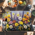 thumbnail image 6 of Modern Art Impressionist Placemats Set of 12, Oil Painting Flower Table Mats Washable Heat-Resistant Non-Slip Place Mats for Kitchen Dinner Table Indoor Outdoor Decor,13x19 Inch Colorful, 6 of 9