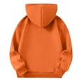 thumbnail image 4 of Cowsor Girls Casual Long Sleeve Hoodies Cute Oversized Fleece Pocket Sweatshirt Tops, 4 of 5