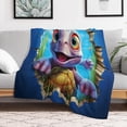 thumbnail image 2 of Turtle Throw Blanket || Ultra Soft Plush Thick Cosy Fuzzy Fluffy Machine, 2 of 8