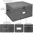 thumbnail image 5 of Cajas de almacenamiento, contenedores de caja de almacenamiento para copas de vino para cristalería o cristal, sostiene copas de vino tinto o blanco, 5 of 5