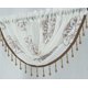 thumbnail image 2 of Cenefa Swag Bordado Floral 47 x 37 pulg Taupe Olivia Gray, 2 of 2