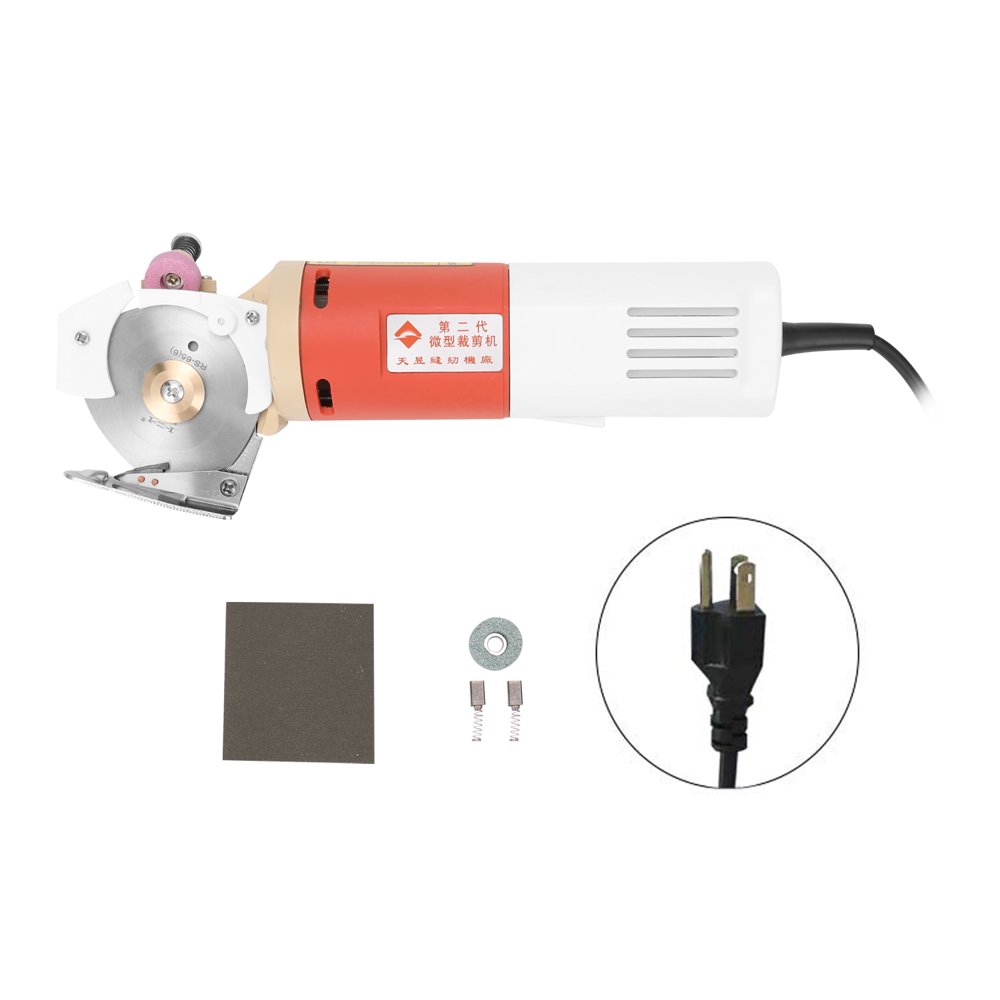 Handheld Portable 65mm Rotary Blade Electric Cloth Cutter Fabric Round