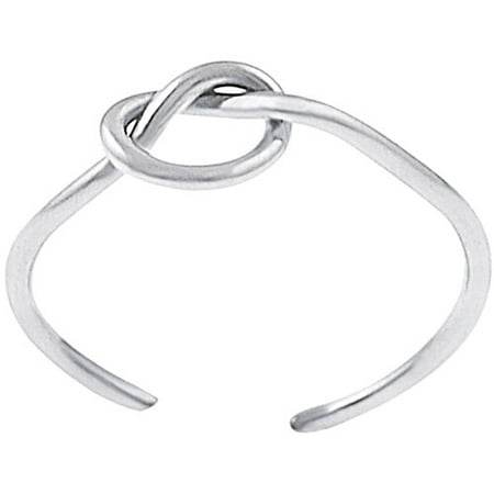 Brinley Co. Sterling Silver Handcrafted Knot Toe Ring