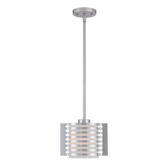 1 Light Mini Pendant in Contemporary Style 4.5 inches Wide By 9.25 inches High-Polished Chrome Finish Bailey Street Home 218-Bel-2513144