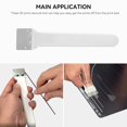 thumbnail image 4 of yeuweold 3D Print Cleaner Scraper, 6 pcs 3D Printer Tool Stainless Steel Hot Bed Shovel, for Bambu Lab Build Plate Scraper X1/P1 Series，Spatula SK5 Steel Scraper Tip Blade with Screws, 4 of 5