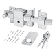 thumbnail image 1 of "Cerradura De Barra Chapas Para Puertas Seguridad, Derecha Cromado Malubero, Plateado ", 1 of 5