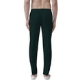 thumbnail image 3 of eloria Men's Premium Comfort Straight Fit Flat Front Dress Pant Pyjamas, Color: Bottle Green, Size : 42, 3 of 5