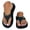 c-Black, variant on Flip Flops for Women Arch Support Cloud Pillow Slippers Quick Drying Orthopedic Slide Sandals Waterproof Non Slip Thick Sole Beach Shower Shoes (9,Black)