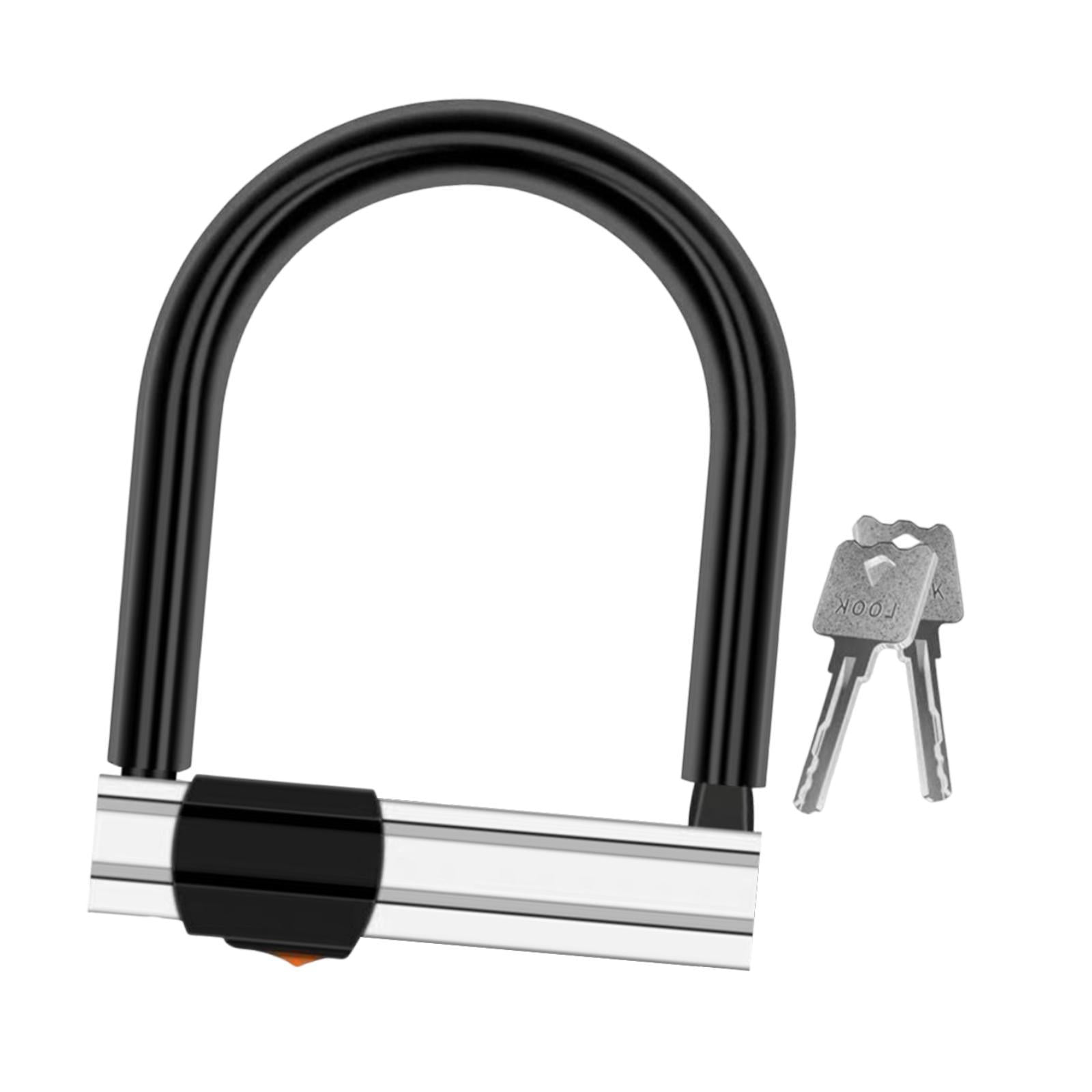 QccHieUs Bike U Shape Lock Accessories Dustproof Equipment Waterproof Anti Scratch with 2