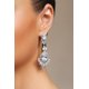 thumbnail image 1 of Pendientes Bellabarnetten Diamond Geometry Mesh Polyester, 1 of 3