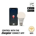 thumbnail image 2 of 4 Pack Energizer Smart Wi-Fi Dimmable Warm White LED Bulbs, Mobile App Control, A19 E26, 800 Lumens, 2 of 9