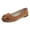 Brown, variant on NOKIO Women's D𝗋essy F𝗅a𝗍s Sandals Elegant F𝗅oral Casual Sandles Lightweight Comfortable Walking Shoes Breathable Wide Width L𝗈afers S𝗅ip On Ballerina Slippers