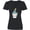 AB-Black, variant on Inktastic Cute Christmas Snowman in Blue Hat and Scarf Women's V-Neck T-Shirt