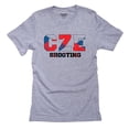 thumbnail image 1 of Czech Republic Shooting - Olympic Games - Rio - Flag Men's Grey T-Shirt, 1 of 2