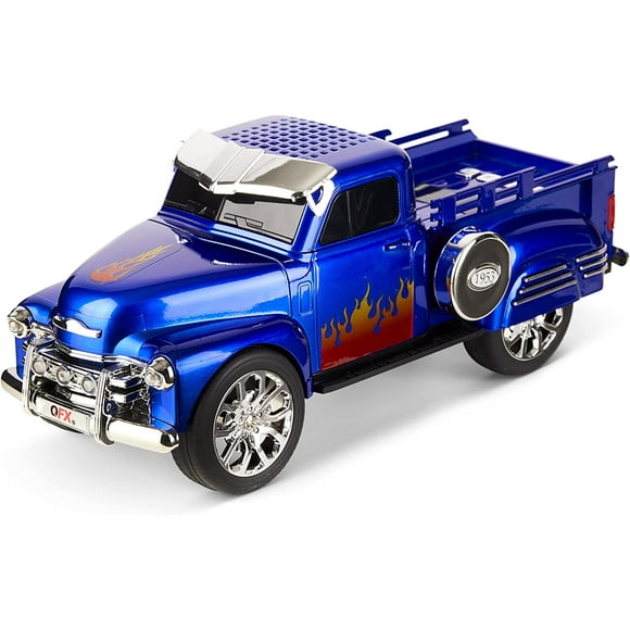 QFX BT-1953BLU Chevy On the Go Light and Sound Bluetooth Speaker (Blue)