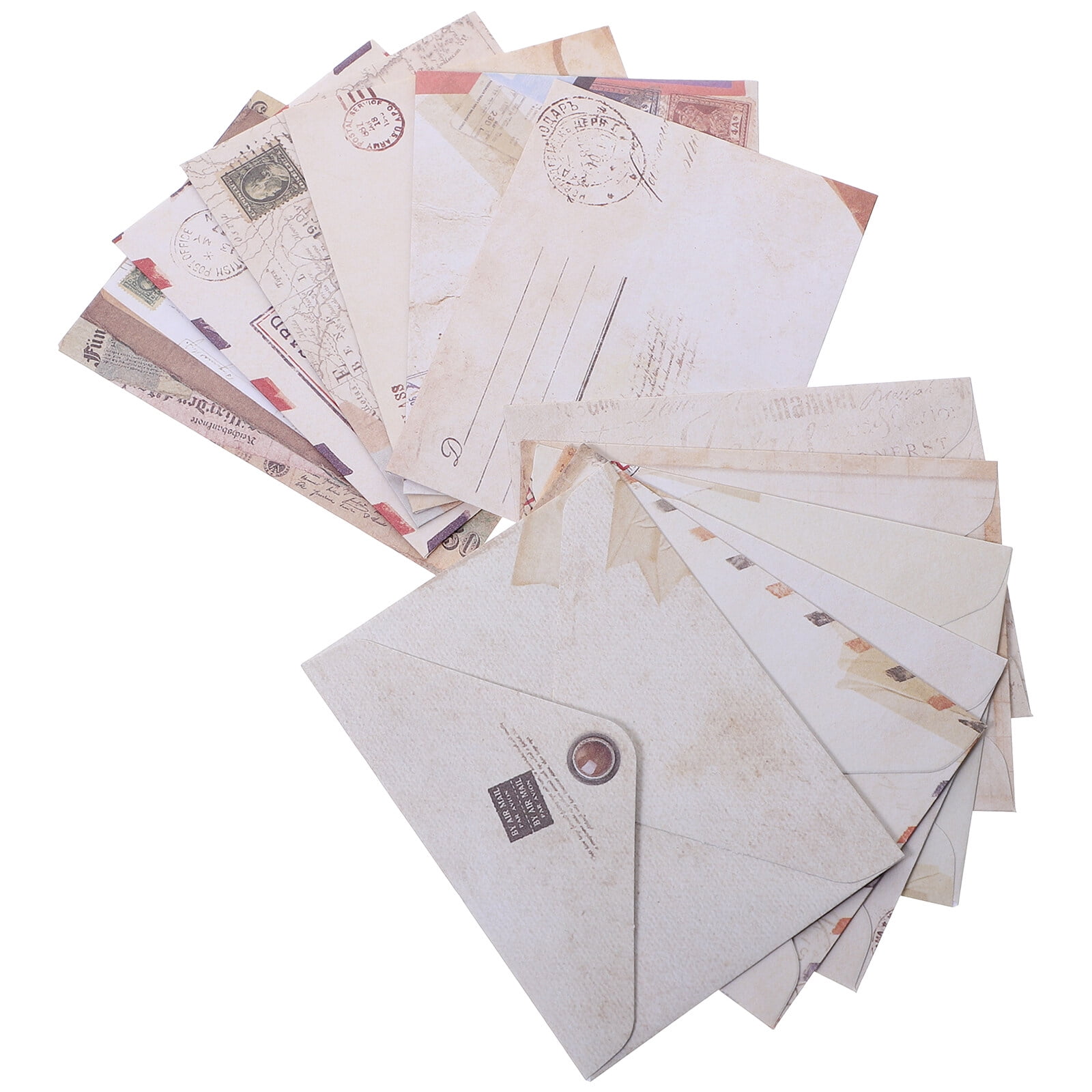 50Pcs A7 (5x7)inColorful Envelopes V Flap Invitation Envelopes for Cards,  Party, Weddings, Graduations(Multicolor) 