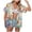 Yellow, variant on vigerkar Button Down Shirts for Women Easter Eggs Flowers Leaves Shirt Short Sleeve Hawaiian Casual Blouse Tops (Khaki, 5XL)