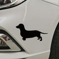 13cm Dachshund Stickers Reflective Car Stickers PVC Dachshund Personalized Fun Cell Phone