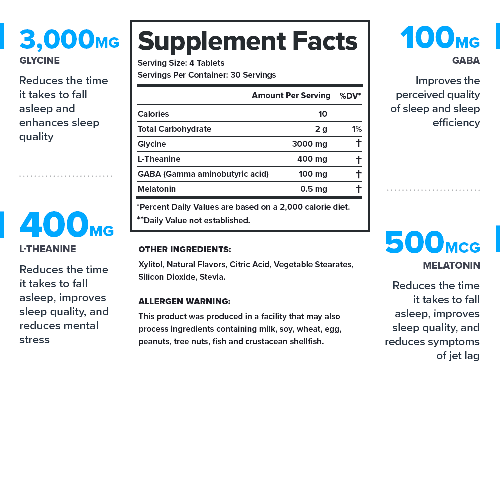 Legion Athletics Lunar Mixed Berry Chewable Sleep Aid Supplement, Melatonin, Glycine, L-Theanine & GABA, 120 Tablets