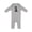AC-Heather Grey, variant on Scottie Dog in Plaid Baby Romper Coveralls