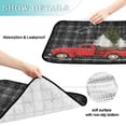 thumbnail image 3 of Washable Pet Pee Pads with Super Absorbent Reusable Training Pads for Dogs & Cats Red Truck with Christmas Tree, 3 of 7