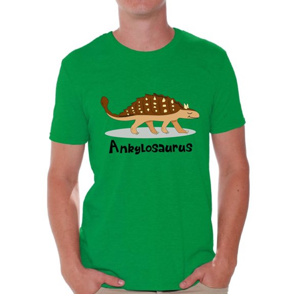 Awkward Styles Ankylosaurus Dinosaur Shirt for Men Dinosaur Tshirt Spirit Animal T Shirt for Men Ankylosaurus Gifts for Him Dinosaur Party Outfit Dinosaur Birthday Outfit Funny Ankylosaurus Shirt