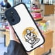 thumbnail image 2 of "Mantenga su iPhone seguro y elegante con una moderna funda plateada mate de doble capa para teléfono", 2 of 4