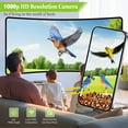 thumbnail image 2 of Gasky Smart Bird Feeder with Camera & Real-Time Alerts, Auto Capture Bird Videos,5V Solar Panel,Gift for Bird Lovers,Yellow, 2 of 7