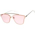 thumbnail image 2 of sunglassLA - Modern Fashion Ultra Thin Open Metal Minimalist Pantos Aviator Sunglasses - 55mm, 2 of 4