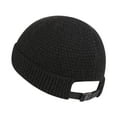 thumbnail image 2 of Dyfzdhu Men Women Outdoor Solid Color Knitted Cotton Hat Sunscreen Running Sports Warm, 2 of 5