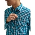 thumbnail image 2 of Wrangler® Men's and Big Men's Regular Fit Long Sleeve Western Shirt, Sizes S-5XL, 2 of 3