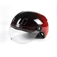 thumbnail image 1 of Seitruly Casco de scooter, regalo dulce multicolor, suministros de ciclismo, sin carga, película interior flexible, sombrero de seguridad, grafiti Teléfono y Comunicación Negro rojo, 1 of 6