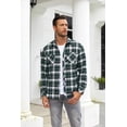 thumbnail image 6 of COOFANDY Men's Flannel Plaid Shirts Long Sleeve Casual Button Down Shirt with Pockets, 6 of 6