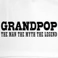 thumbnail image 2 of CafePress - Grandpop The Man The Myth The Legend Cap - Adjustable 100% Brushed Unisex Casual Cotton Baseball Cap, Beige, 1, 2 of 2
