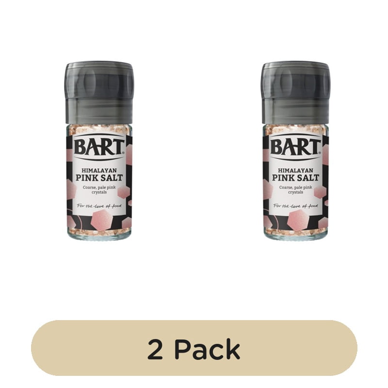Bart Himalayan Pink Salt 90g, British Import (Pack of 2)