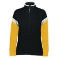 thumbnail image 2 of Holloway Ladies Limitless Jacket 229779 Black/White/Gold Xl, 2 of 3
