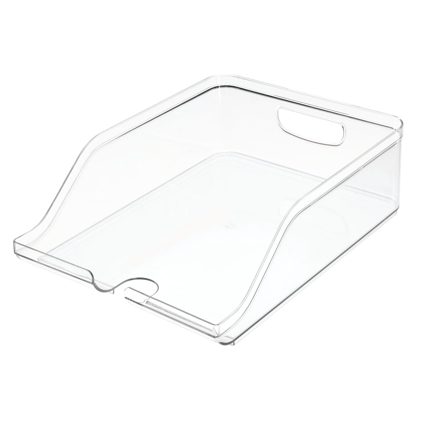 iDesign Clear BPA-Free Plastic Crisp Beverage Holder