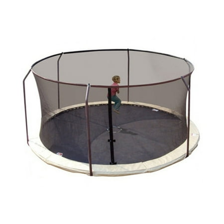 Upper Bounce Replacement Trampoline Safety Net Enclosure for 6 Curved Pole with Top Ring Enclosure
