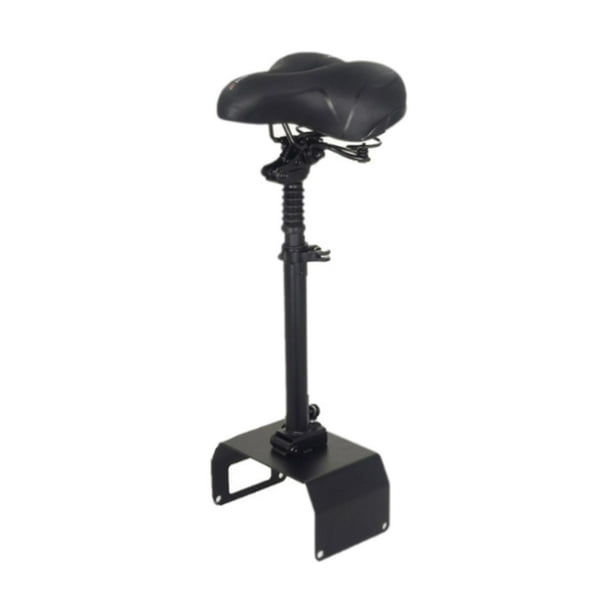 Asiento de repuesto para patinete, altura ajustable, doble amortiguación (negro) para KQI3
