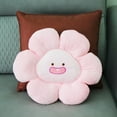 thumbnail image 3 of Flower Throw Seating Cushion Multipurpose Padded Soft Cute Flower Nap Throw Pillow for Home Office Light Pink, 3 of 3